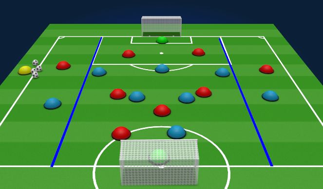 Football/Soccer Session Plan Drill (Colour): Screen 1