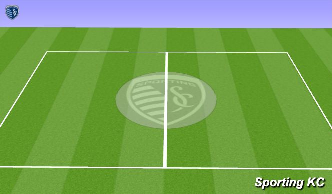 Football/Soccer Session Plan Drill (Colour): Welcome Circle