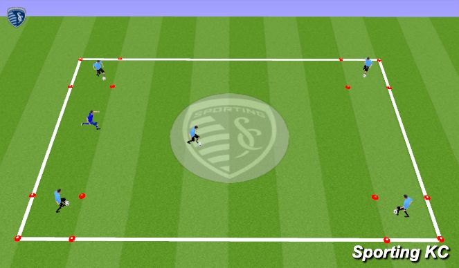 Football/Soccer Session Plan Drill (Colour): Island Soccer