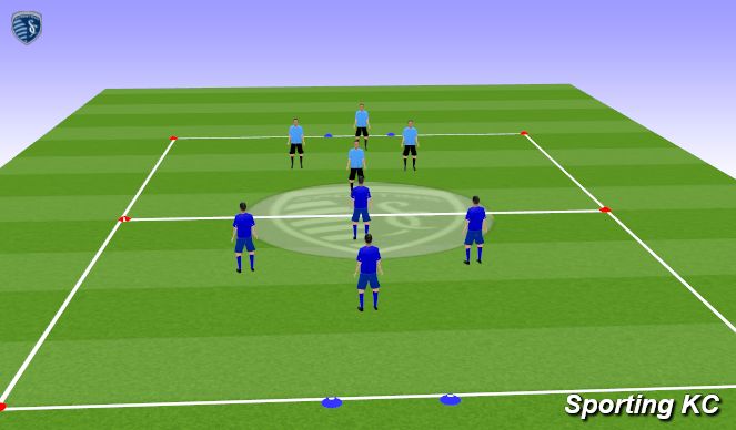 Football/Soccer Session Plan Drill (Colour): Play Phase 2