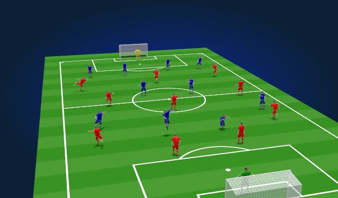 Football/Soccer Session Plan Drill (Colour): Screen 4