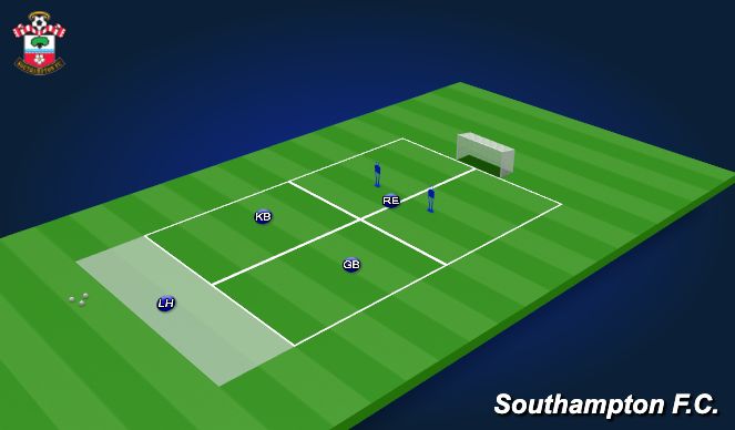 Football/Soccer Session Plan Drill (Colour): Animation 1
