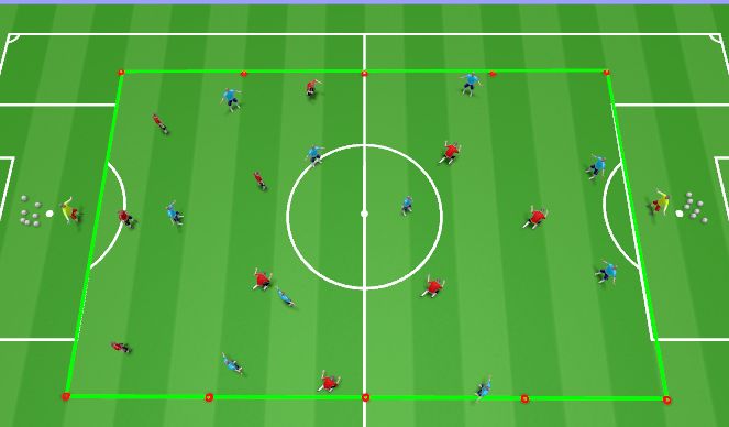 Football/Soccer Session Plan Drill (Colour): Screen 1