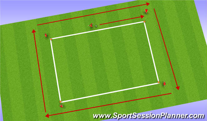 Football/Soccer Session Plan Drill (Colour): Screen 1