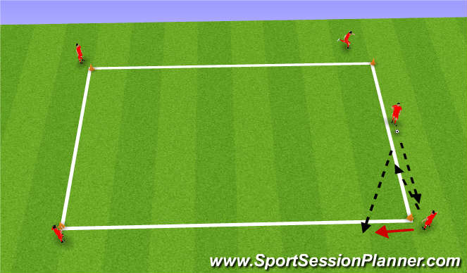 Football/Soccer Session Plan Drill (Colour): Screen 3