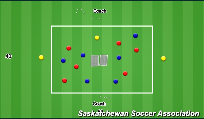 Football/Soccer Session Plan Drill (Colour): Screen 1