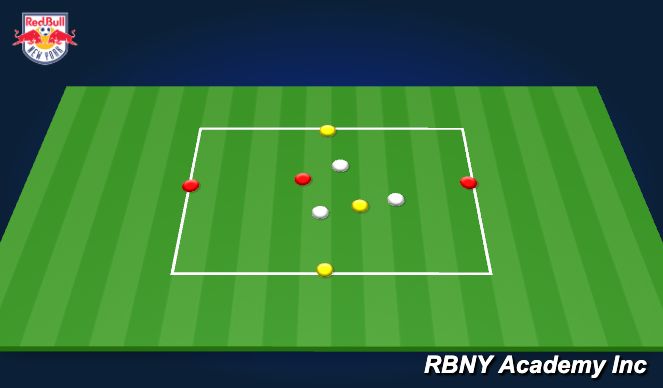 Football/Soccer Session Plan Drill (Colour): Possession / Rondo