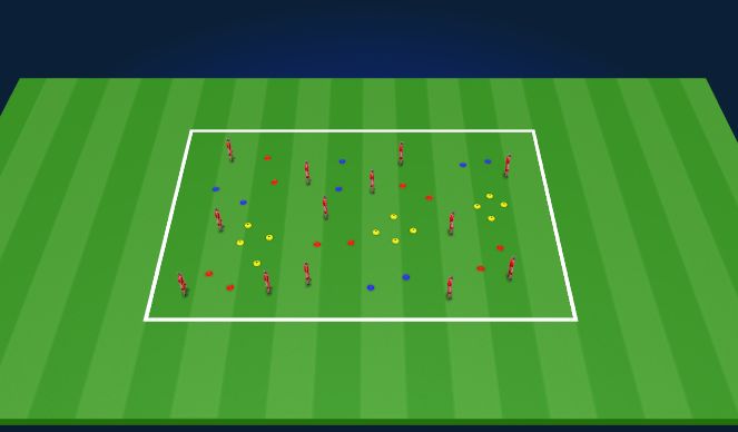 Football/Soccer Session Plan Drill (Colour): Screen 1