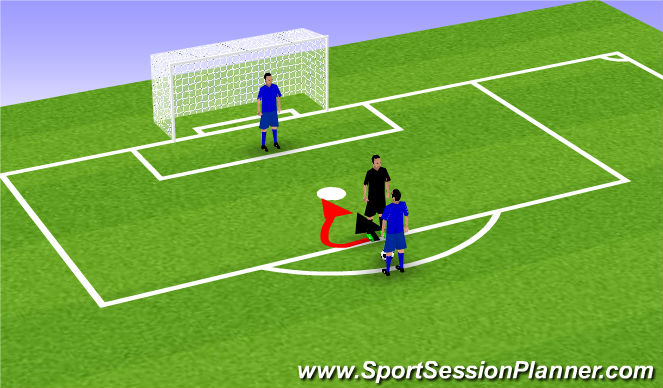 Football/Soccer Session Plan Drill (Colour): Through the legs