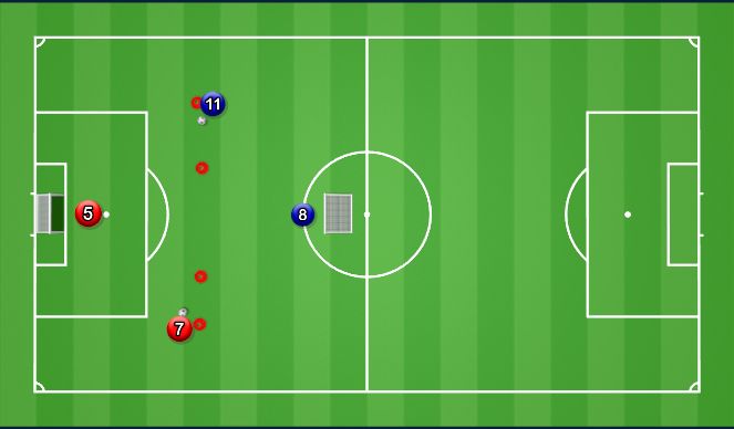Football/Soccer Session Plan Drill (Colour): Animation 4