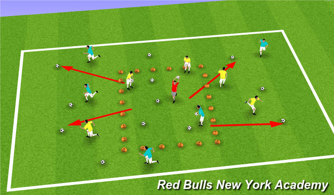 Football/Soccer Session Plan Drill (Colour): Buzz Lightyear