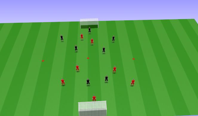 Football/Soccer Session Plan Drill (Colour): SSG - King Louis