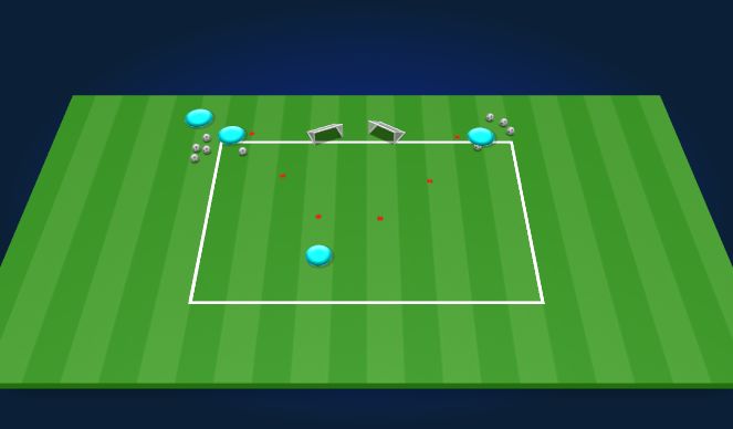 Football/Soccer Session Plan Drill (Colour): Animation 1