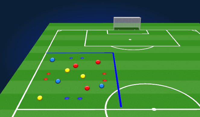 Football/Soccer Session Plan Drill (Colour): Screen 1