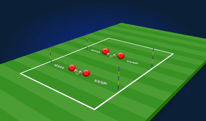 Football/Soccer Session Plan Drill (Colour): Technical