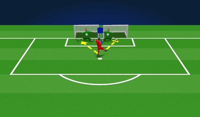 Football/Soccer Session Plan Drill (Colour): Spread Save Warmup