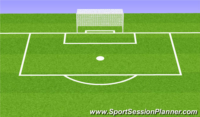 Football/Soccer Session Plan Drill (Colour): Warming Up