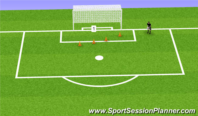 Football/Soccer Session Plan Drill (Colour): Oefeniing 5