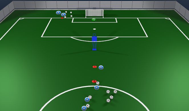 Football/Soccer Session Plan Drill (Colour): Animáció