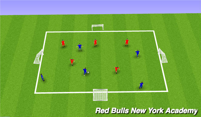 Football/Soccer Session Plan Drill (Colour): Game