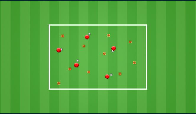 Football/Soccer Session Plan Drill (Colour): Lumber Jacks