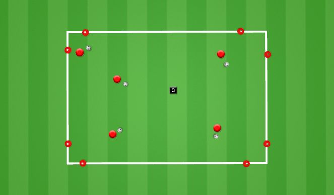Football/Soccer Session Plan Drill (Colour): Red Light - Green Light