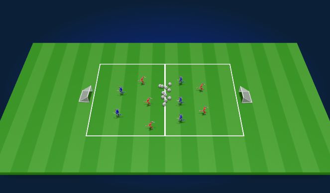 Football/Soccer Session Plan Drill (Colour): Screen 1