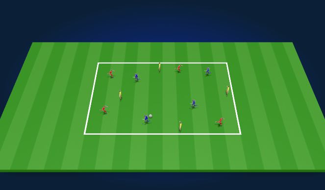Football/Soccer Session Plan Drill (Colour): Screen 1