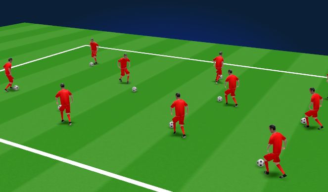 Football/Soccer Session Plan Drill (Colour): Royals Court