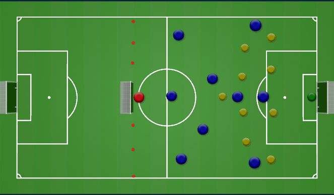 Football/Soccer Session Plan Drill (Colour): Block 1