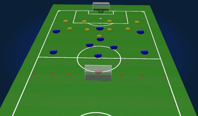 Football/Soccer Session Plan Drill (Colour): Block 3