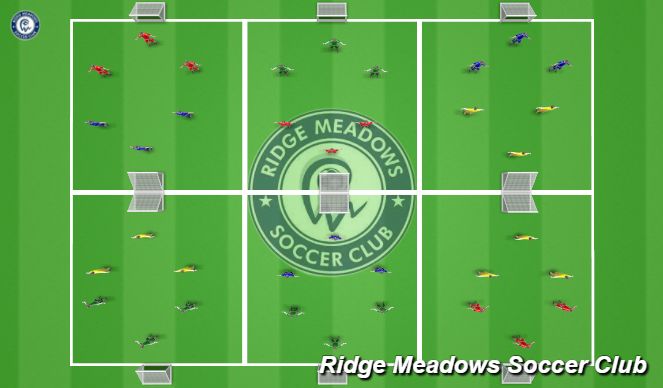 Football/Soccer Session Plan Drill (Colour): Jamboree/World Cup