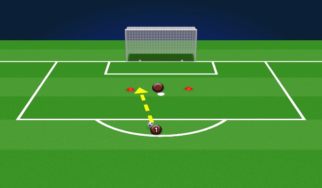 Football/Soccer Session Plan Drill (Colour): warm up 5, 5, 5