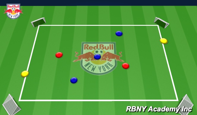 Football/Soccer Session Plan Drill (Colour): Screen 1