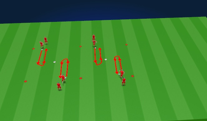 Football/Soccer Session Plan Drill (Colour): Technical