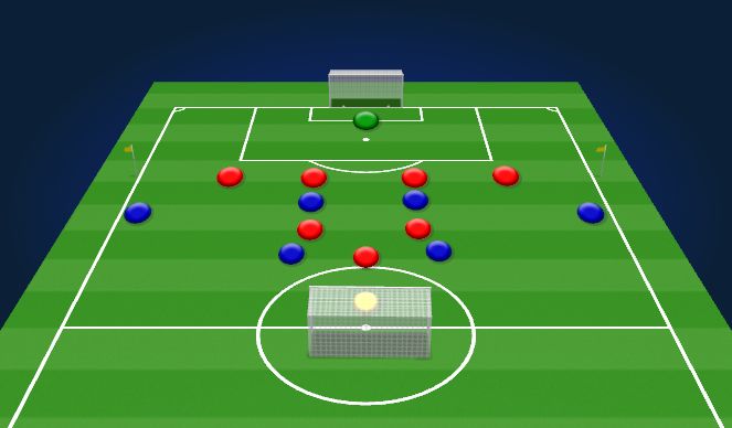Football/Soccer Session Plan Drill (Colour): Screen 2