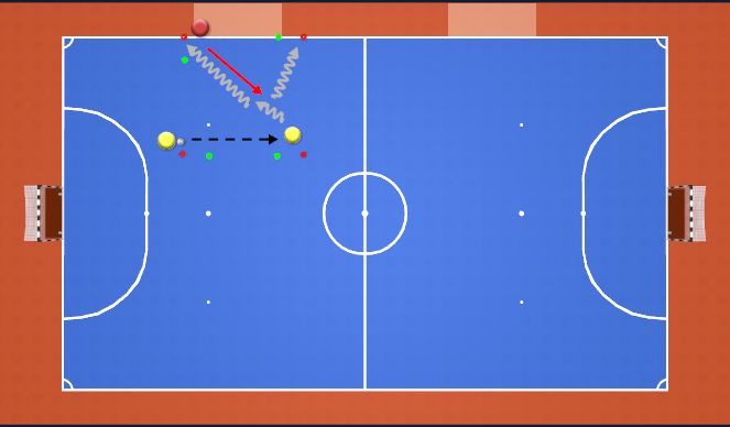 Futsal Session Plan Drill (Colour): 1v1 SSG Warm Up