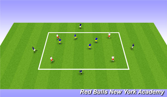Football/Soccer Session Plan Drill (Colour): Screen 3