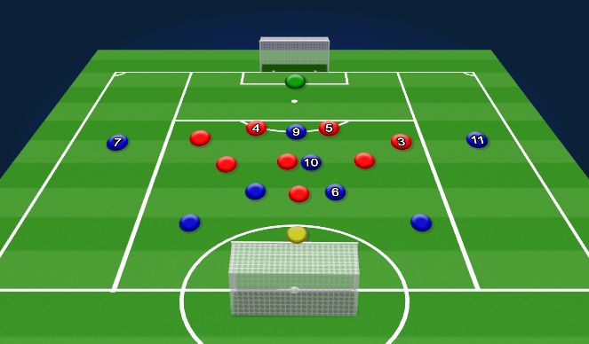 Football/Soccer Session Plan Drill (Colour): CG