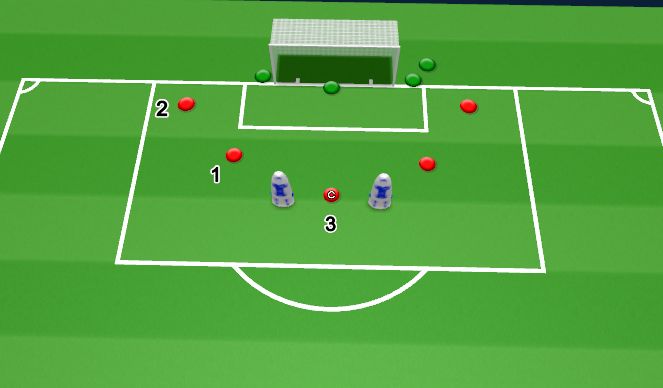 Football/Soccer Session Plan Drill (Colour): Screen 1