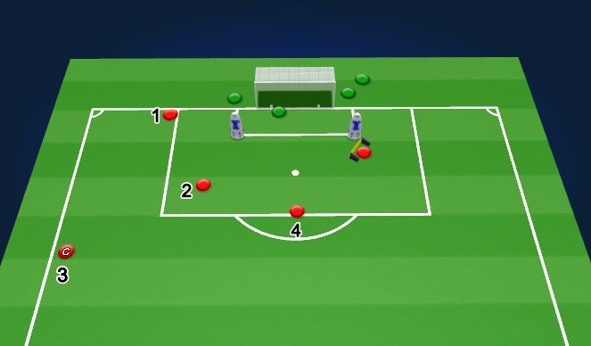Football/Soccer Session Plan Drill (Colour): Screen 3