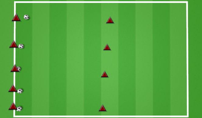 Fútbol Ejercicio del Plan de Sesiones (Color): CRAB SOCCER