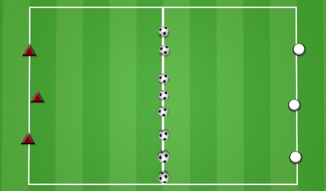 Football/Soccer Session Plan Drill (Colour): STEAL THE BACON II