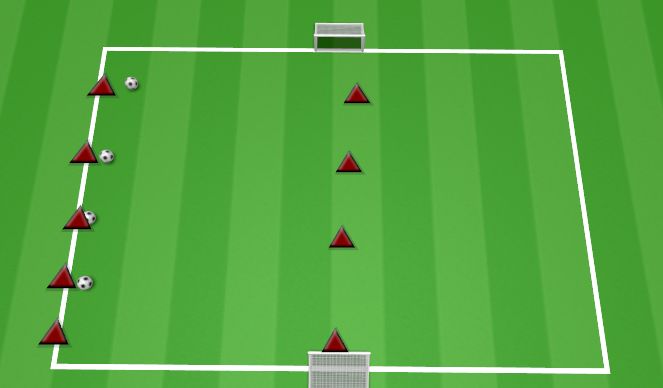 Football/Soccer Session Plan Drill (Colour): SHARKS AND MINNOWS