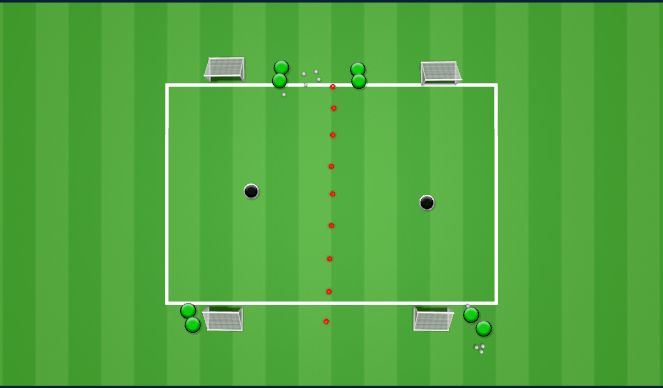 Football/Soccer Session Plan Drill (Colour): Warm-Up 1