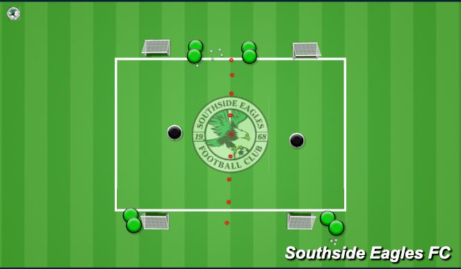 Football/Soccer Session Plan Drill (Colour): Warm-Up 1