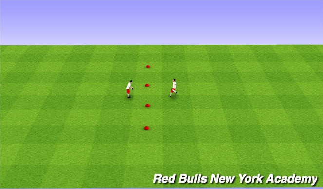 Football/Soccer Session Plan Drill (Colour): Technical Pele Series