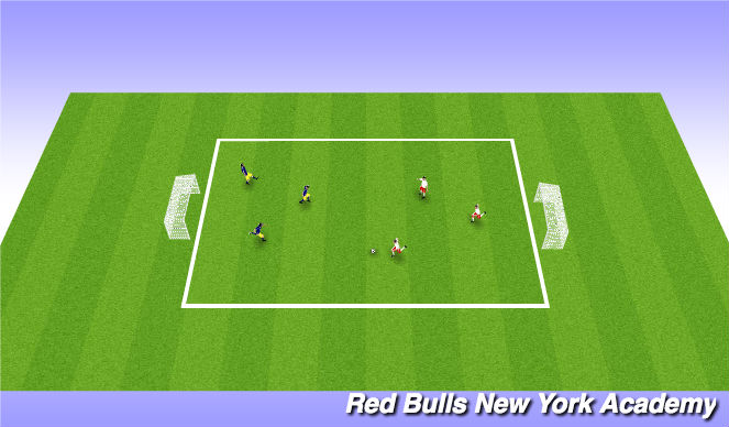 Football/Soccer Session Plan Drill (Colour): Play