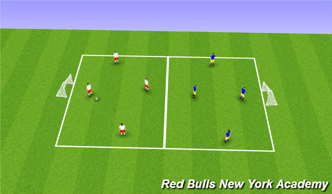 Football/Soccer Session Plan Drill (Colour): Free Play