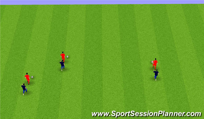 Football/Soccer Session Plan Drill (Colour): Screen 1
